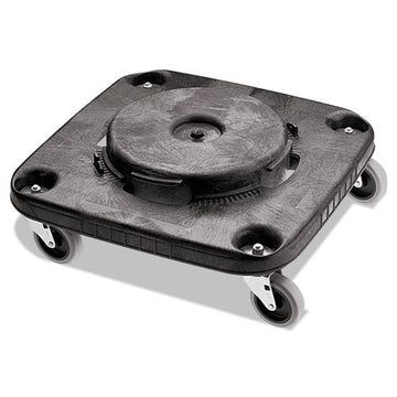 Rubbermaid® Commercial Brute Container Square Dolly, 250 Lb Capacity, 17.25 X 6.25, Black freeshipping - TVN Wholesale